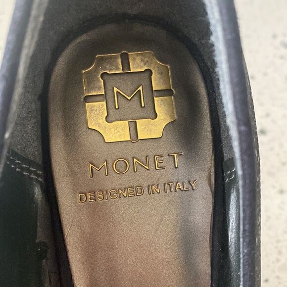 Monet Women’s Black Shimmery Glamorous Heels Pumps Size 6 - Picture 10 of 12